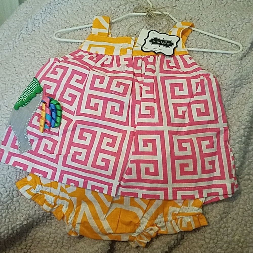 Infant girl's romper dress